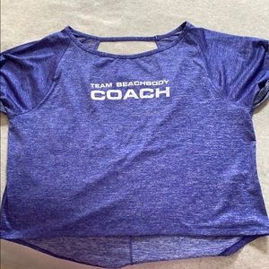 Beachbody coach open back T-shirt